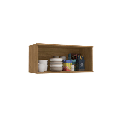 Mueble de Cocina Aéreo 80cm con Puerta Lotus Castaño Blanco Invierno