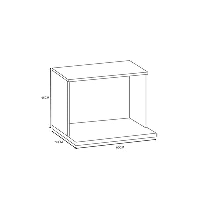 Mueble de Cocina para Microondas Lotus Castaño