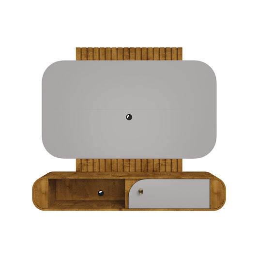 Panel Rack Tv 55" Hoga Jurere Natural Gris Claro