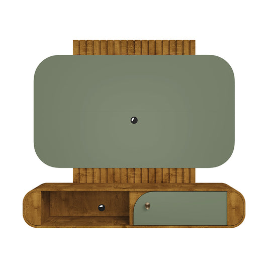 Panel Rack Tv 55" Hoga Jurere Natural Pistacho