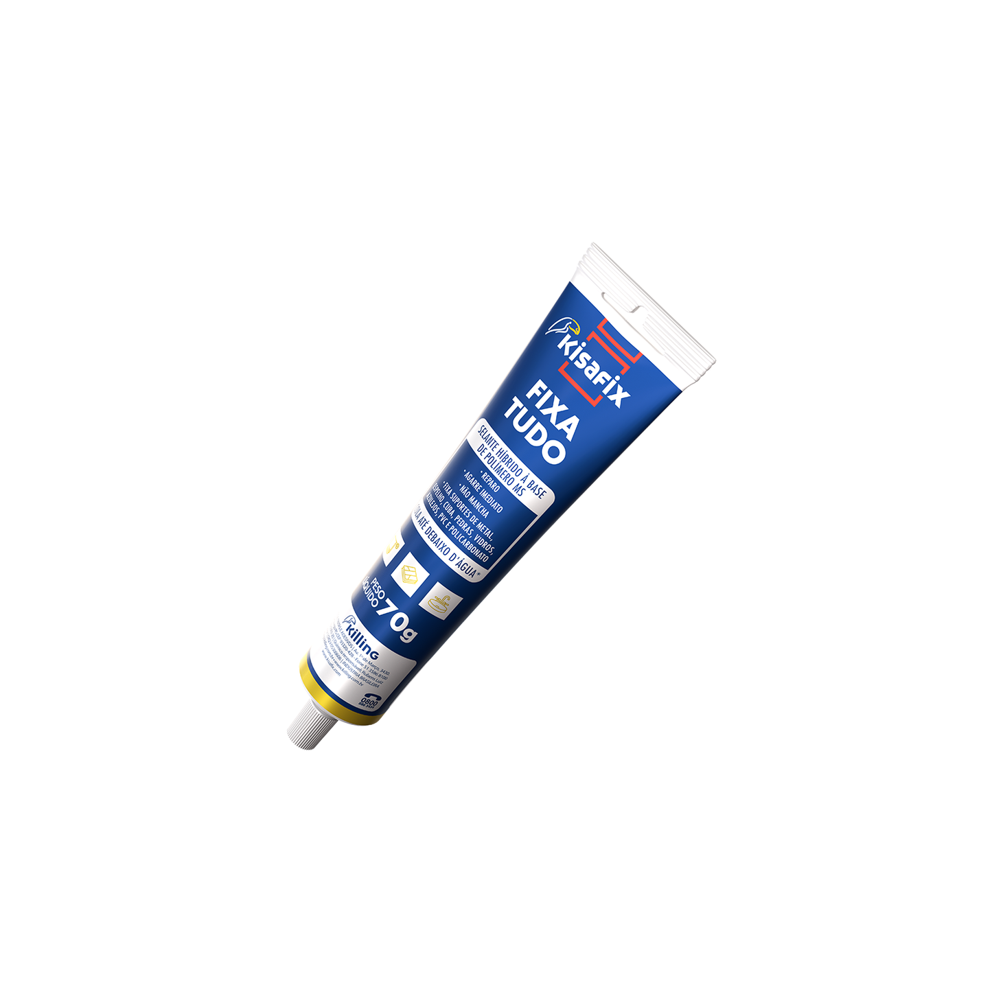 Fija Todo Kisafix Sellante Adhesivo de Montaje Multiuso 70g Killing