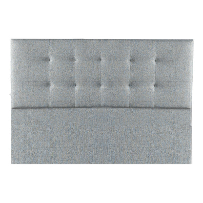 Cama Simmons Sunset King B/D + Respaldo Tignes Plata