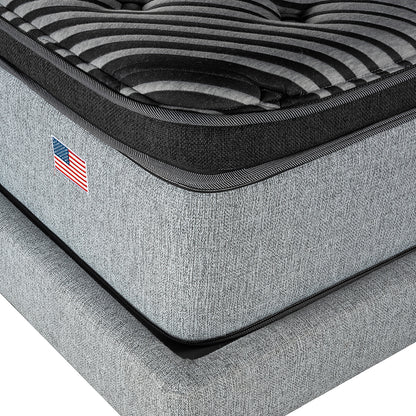 Cama Lownest Simmons Sky King B/D Plata