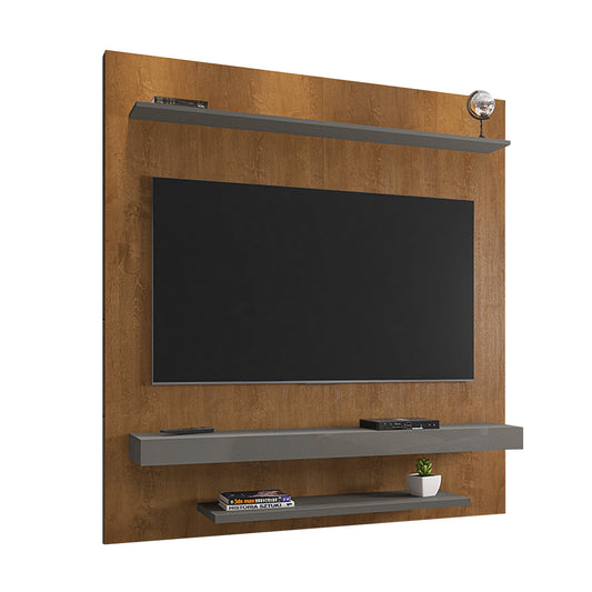 Panel Rack Tv 60 Leme Natural Titanium