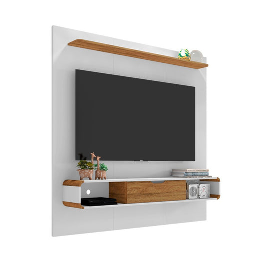 Panel Rack Tv 65" Lisboa Blanco Canela