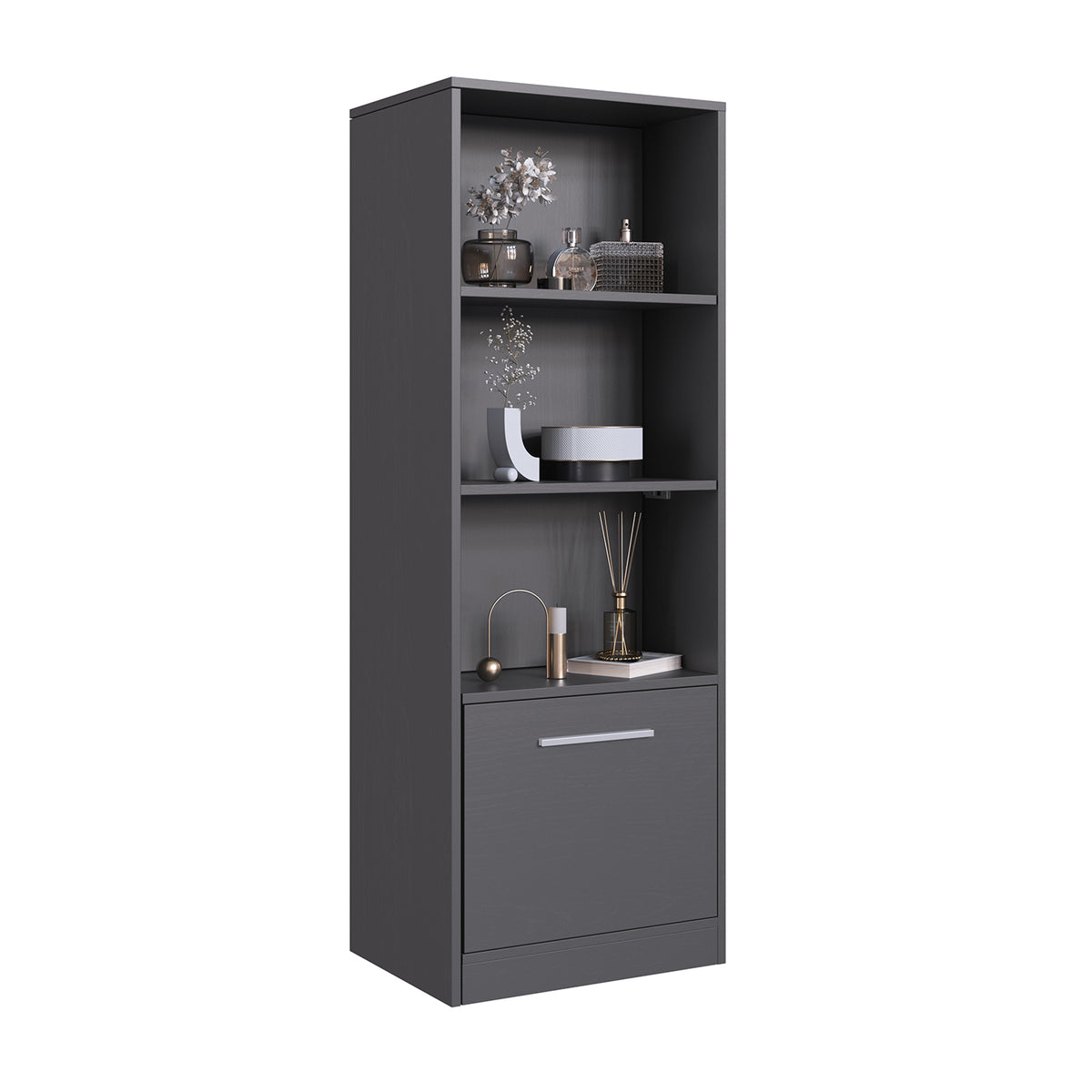 Estante Multiuso Extendible Hoga Lock Gris