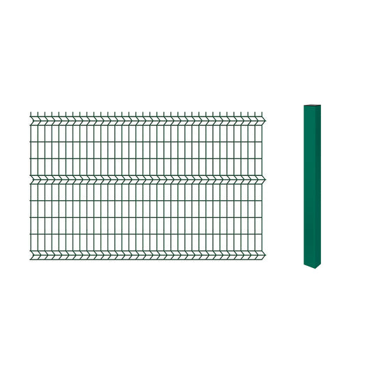 Pack Reja Tipo Acmafor 3D Verde 2.50 x 1.83 Mts + Poste