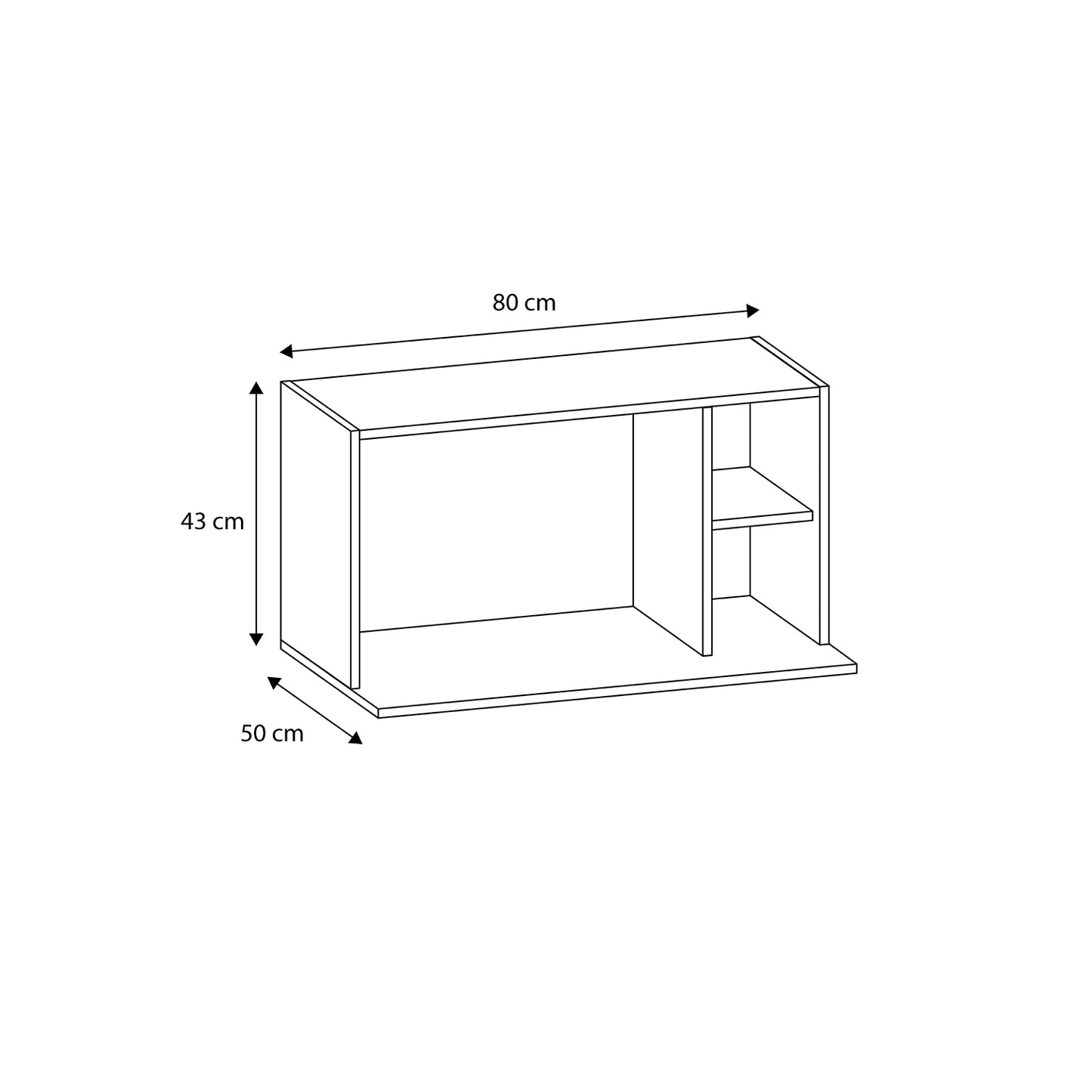 Mueble de Cocina para Microondas Botanic Nogal