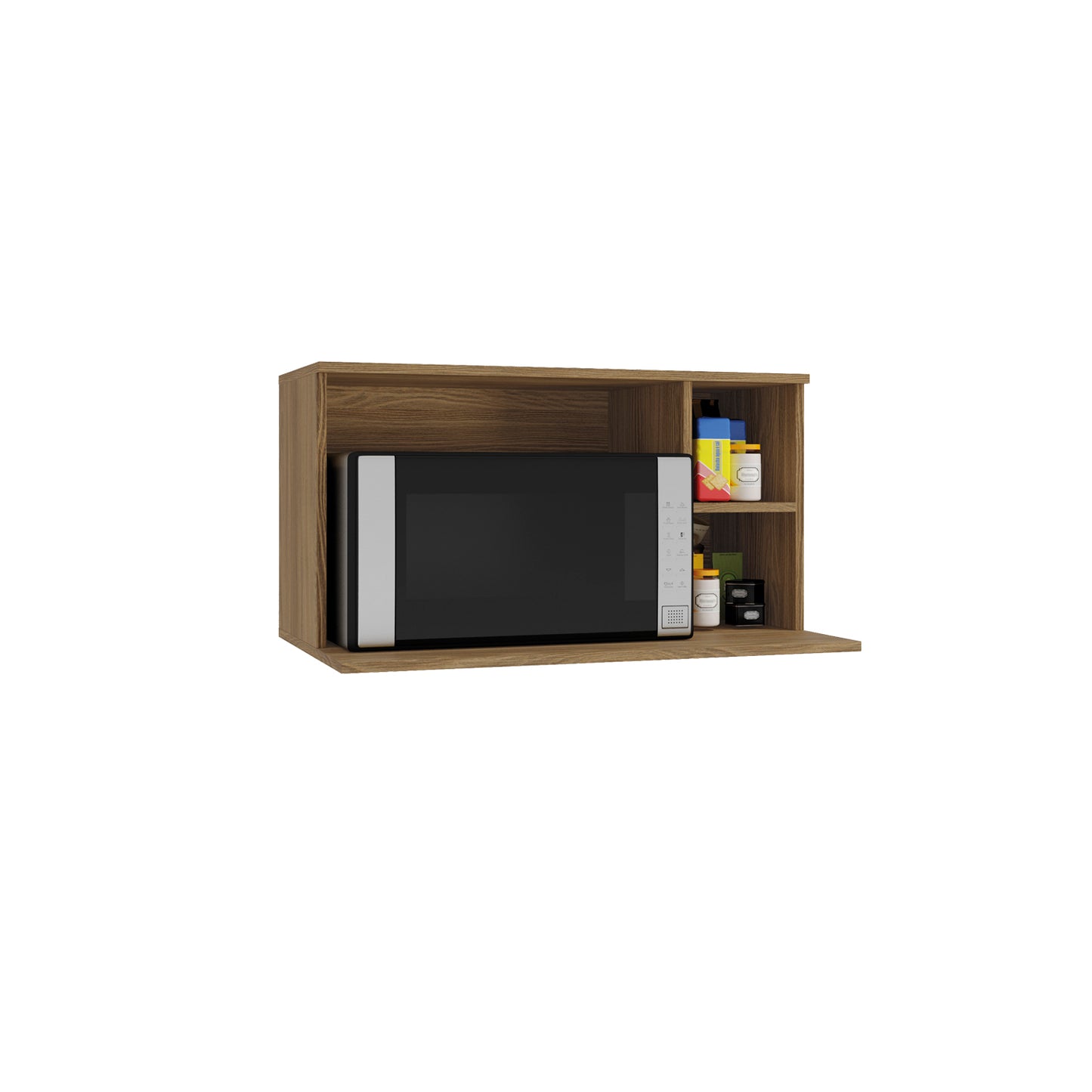 Mueble de Cocina para Microondas Botanic Nogal