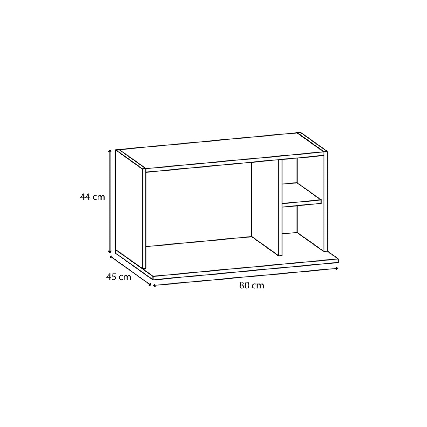 Mueble de Cocina para Microondas Geometric Blanco