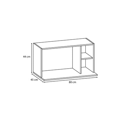 Mueble de Cocina para Microondas Geometric Blanco