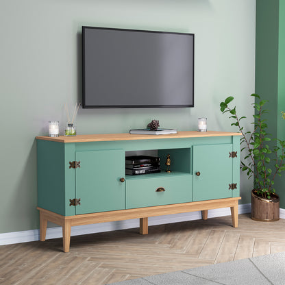 Rack Tv 55" Hoga Colonial Miel Oliva