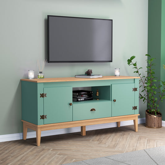 Rack Tv 55" Hoga Colonial Miel Oliva