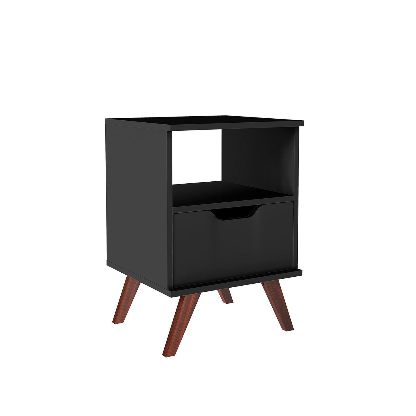 Velador 1 Nicho 1 Cajón Hoga Negro