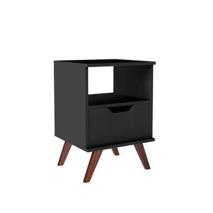 Velador 1 Nicho 1 Cajón Hoga Negro