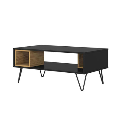 Mesa de Centro Retro Dallas Negro Miel