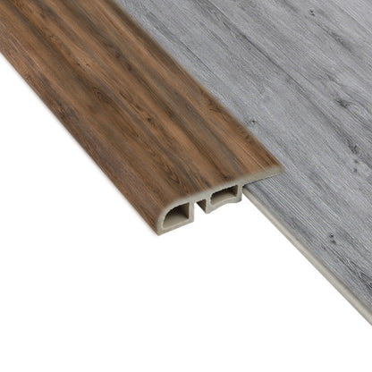 Cubrejunta Reductor Pvc Hoga 2Mt x 45mm Tabaco