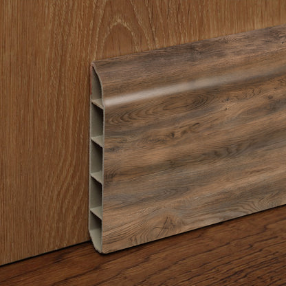Guardapolvo Pvc Hoga 2Mt x 80mm Tabaco