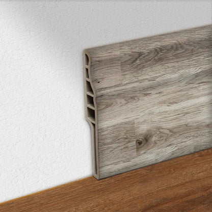 Guardapolvo Pvc Hoga 2Mt x 90mm Rústico Haya