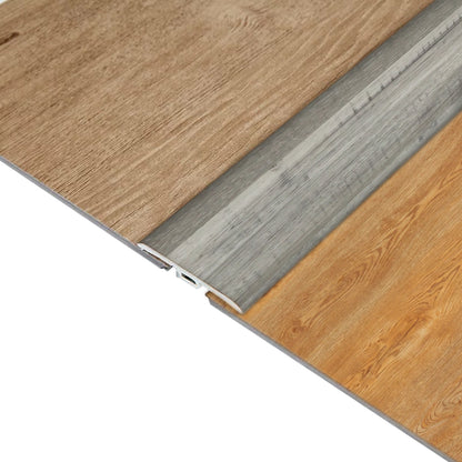 Moldura T Pvc Hoga 2Mt x 45mm Gris Absoluto