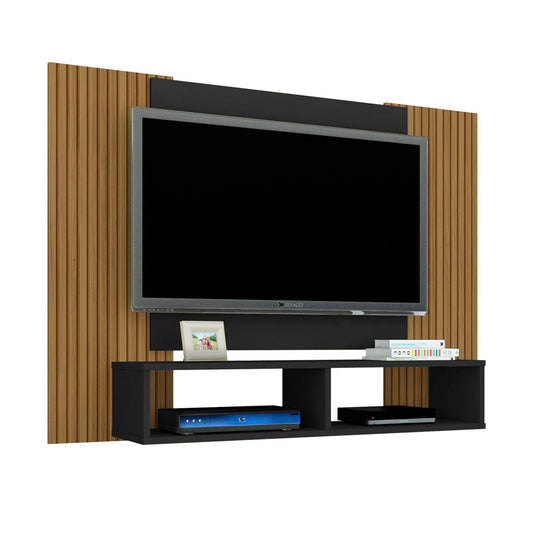 Panel Rack Tv 47" Navi Negro Ripado