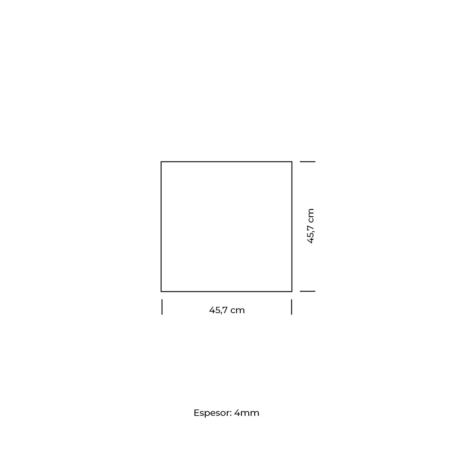 Vinilico Spc Travertino Piso y Muro 45 X 45 cm Blanco Cemento