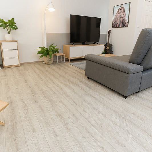 Piso Flotante Vinílico Spc Click 4+1mm Eva 2,23 Mt2 Beige Mandala