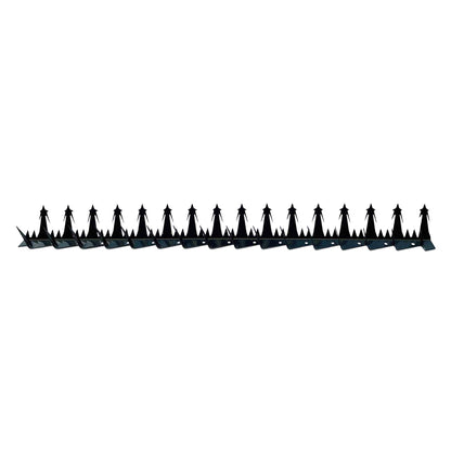 Pack 10 Punta Reja Tiburón Estrella Grande 10 Cm x Largo 1.25 Mts Negro