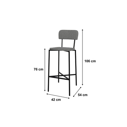 Taburete Frame Oro Envejecido