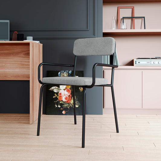 Silla Lenox Negro Gris