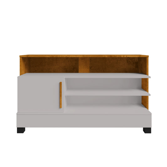 Rack Tv 48" Hoga Pipa Gris Claro Natural