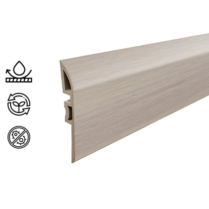 Cubrejunta Reductor Pvc Hoga 2Mt x 45mm Blanco