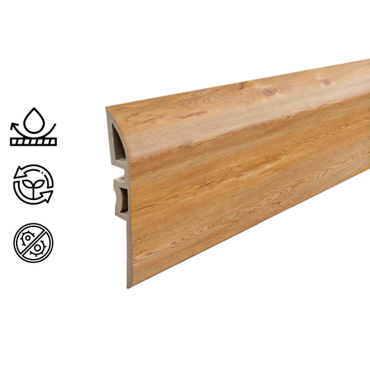 Cubrejunta Reductor Pvc Hoga 2Mt x 45mm Bamboo