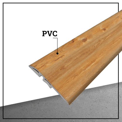 Cubrejunta Reductor Pvc Hoga 2Mt x 45mm Bamboo