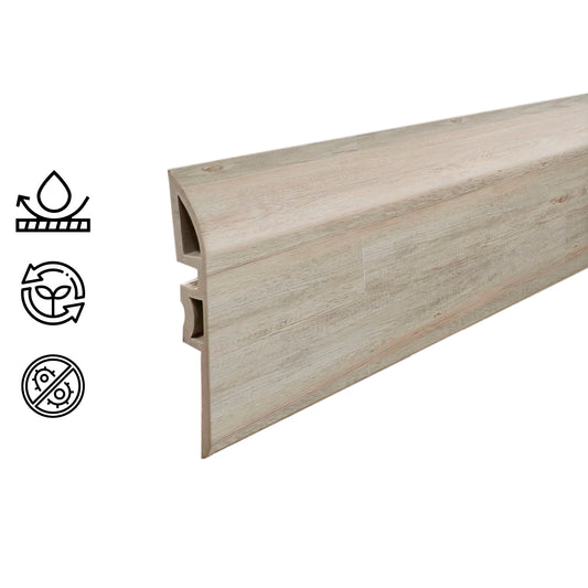 Cubrejunta Reductor PVC HOGA 2mt x 45mm Beige Mandala