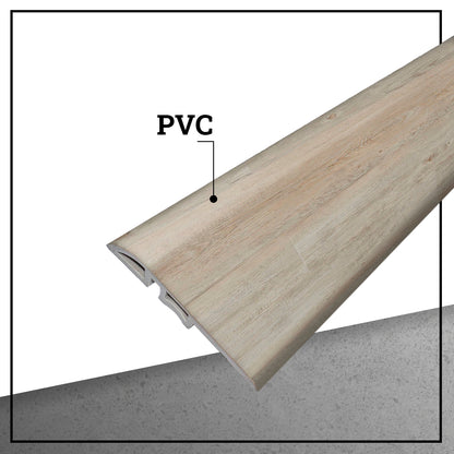 Cubrejunta Reductor PVC HOGA 2mt x 45mm Beige Mandala