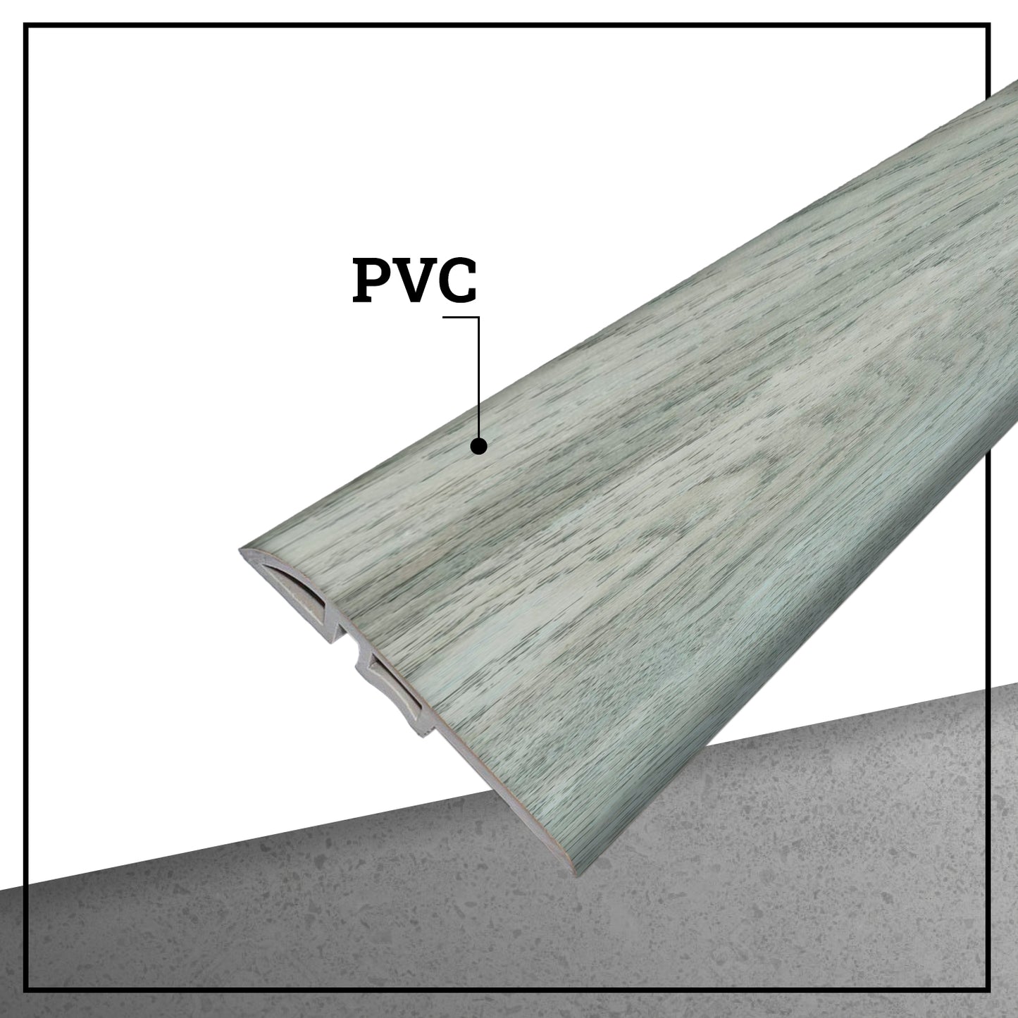 Cubrejunta Reductor Pvc Hoga 2Mt x 45mm Beige Milan