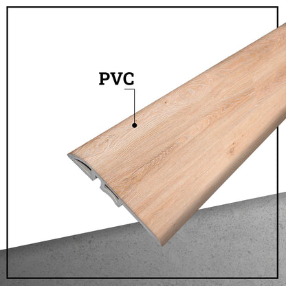 Pack 5 Unidades Cubrejunta Reductor PVC 2mt x 45mm Arena