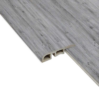 Cubrejunta Reductor PVC HOGA 2mt x 45mm Gris Londres
