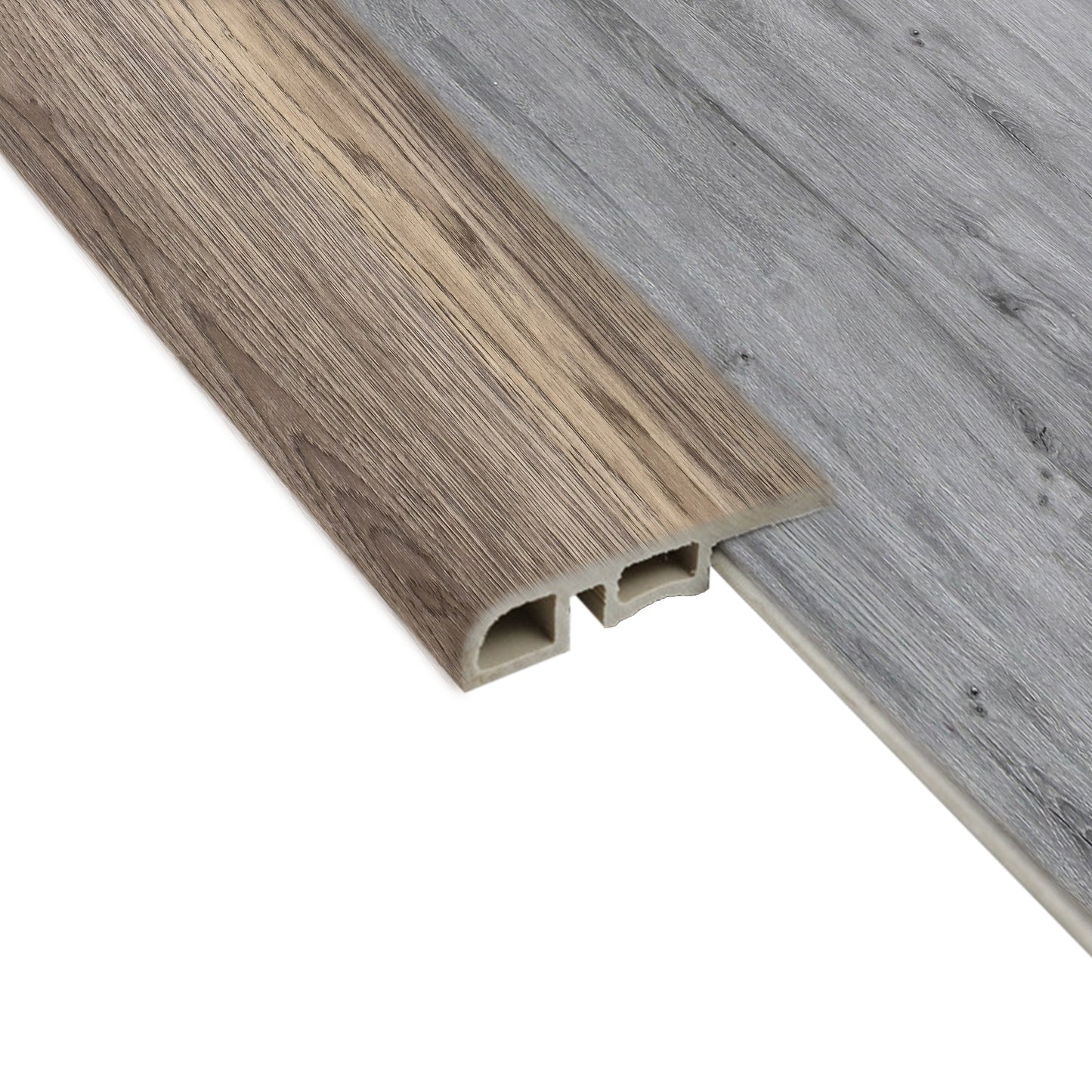 Cubrejunta Reductor Pvc Hoga 2Mt x 45mm Gris Grafito