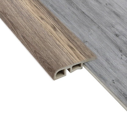 Cubrejunta Reductor Pvc Hoga 2Mt x 45mm Gris Grafito