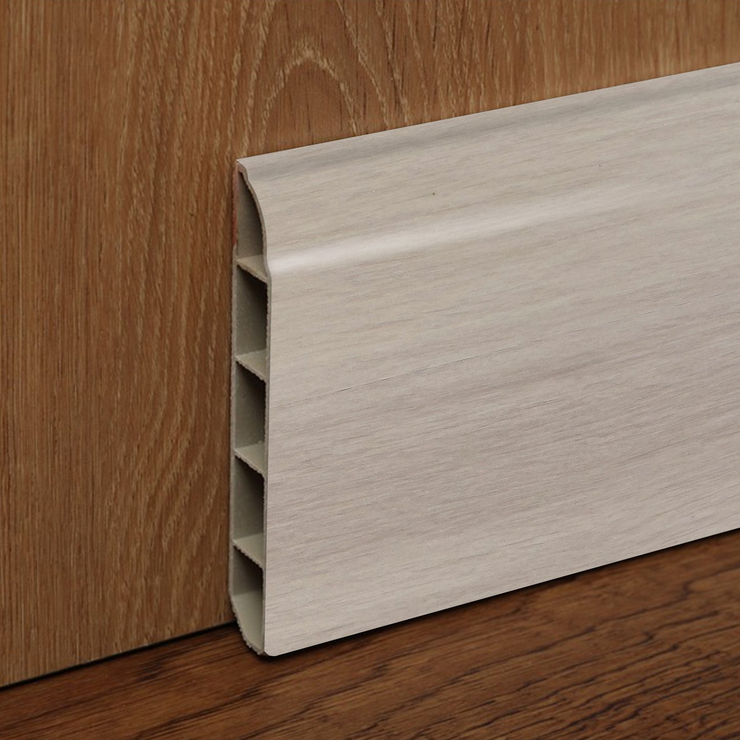 Guardapolvo Pvc Hoga 2Mt x 80mm Blanco