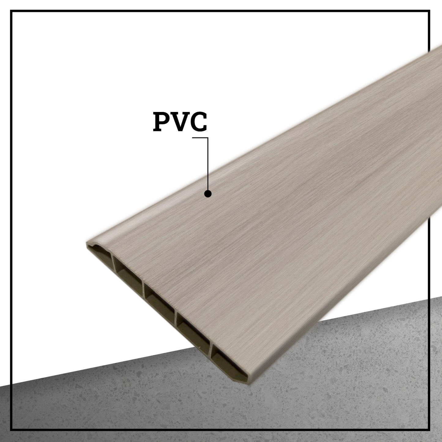 Guardapolvo Pvc Hoga 2Mt x 80mm Blanco