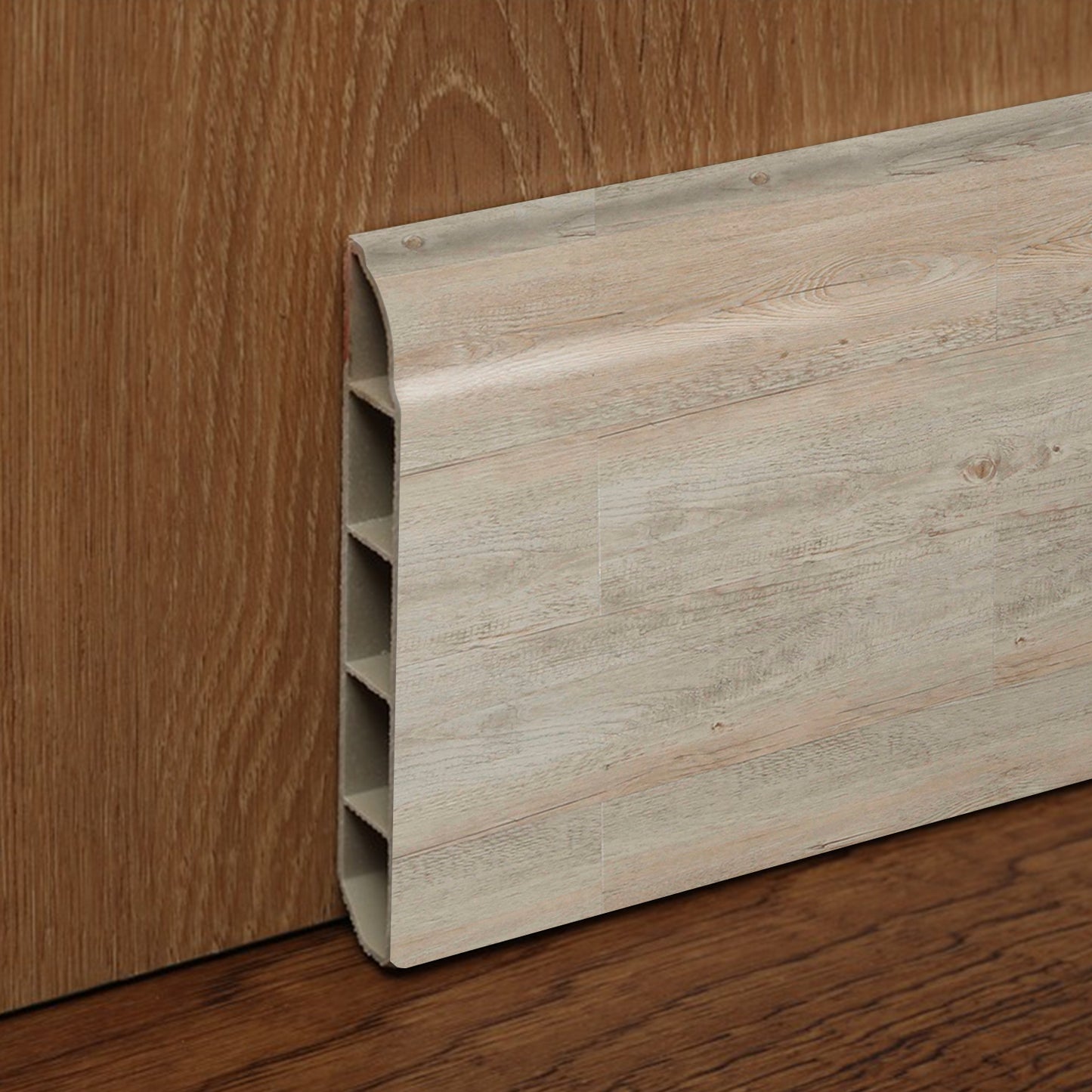 Guardapolvo PVC HOGA 2mt x 80mm Beige Mandala