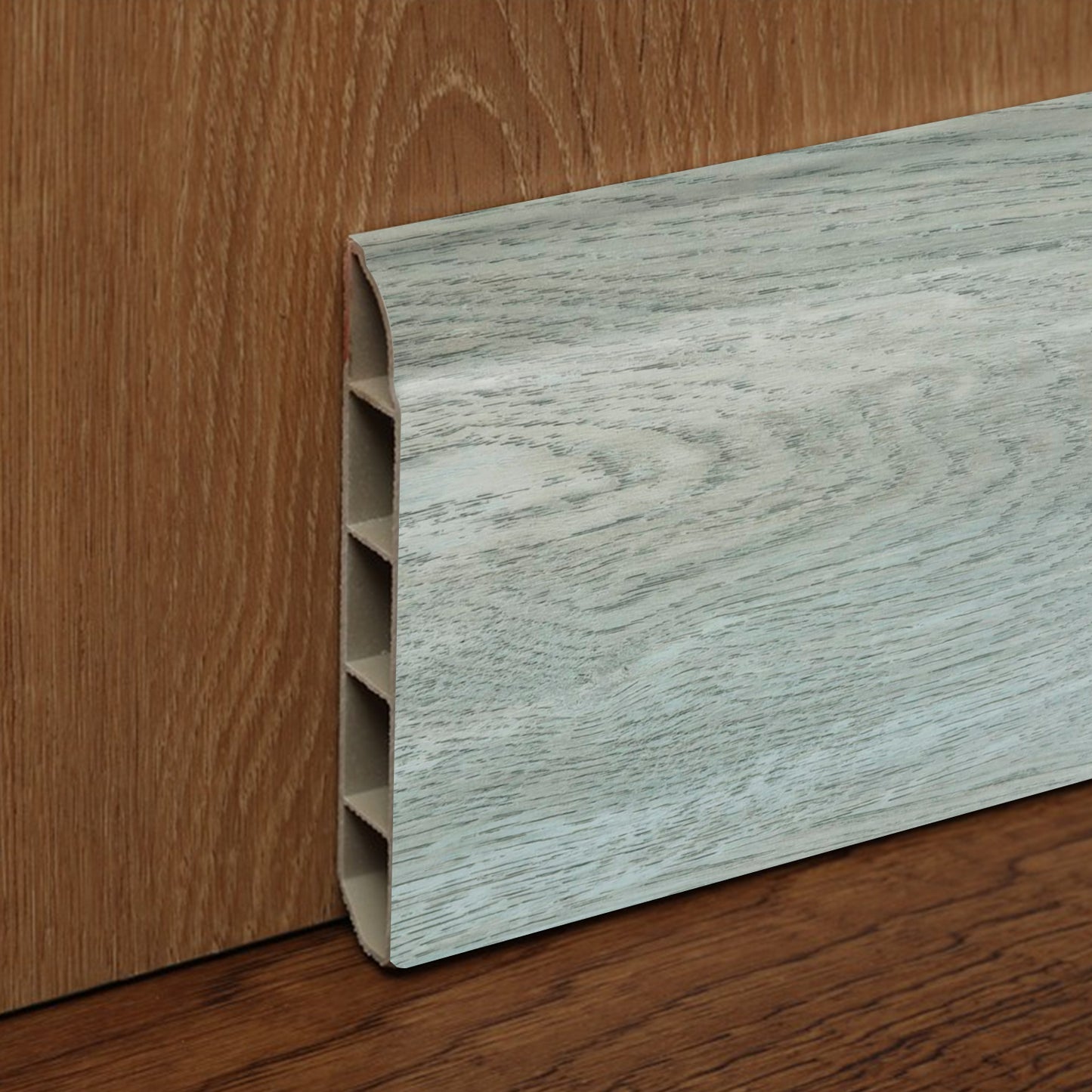 Guardapolvo Pvc Hoga 2Mt x 80mm Beige Milan