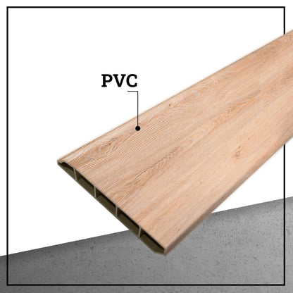 Guardapolvo PVC HOGA 2mt x 80mm Arena
