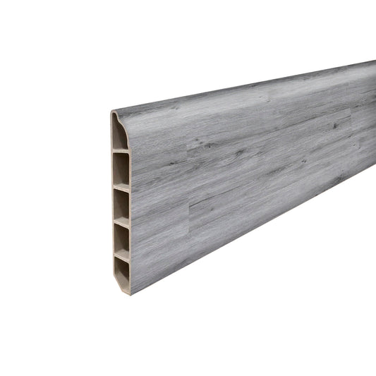 Guardapolvo PVC HOGA 2mt x 80mm Gris Londres