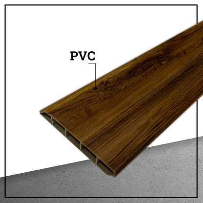 Guardapolvo Pvc Hoga 2Mt x 80mm Café