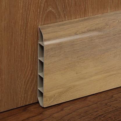 Guardapolvo Pvc Hoga 2Mt x 80mm Castaño