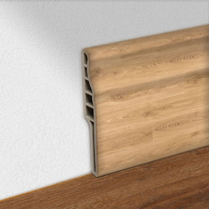 Guardapolvo Pvc Hoga 2Mt x 90mm Roble Suave